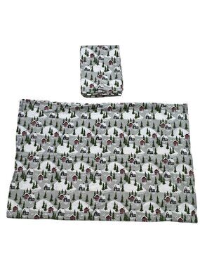 Member's Mark Holiday Cabin 100% Cotton Flannel Pillowcase Set Bedding Set of 2